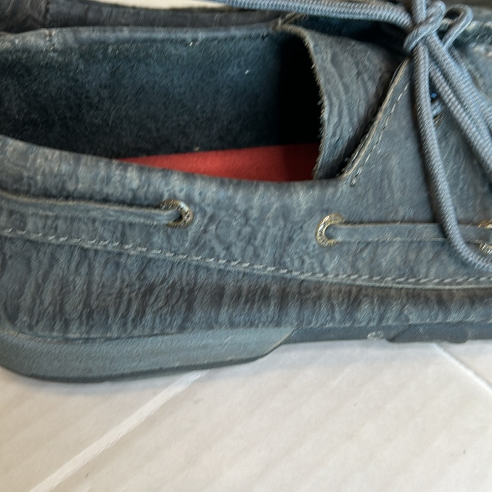 Twisted X Womens Charcoal Distressed Leather Driving Moc WDM0102. Size 10 - Picture 7 of 13